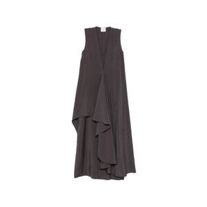 ALYSI Women's Asymmetrical Waterfall Dress Women GREY Dresses